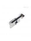 Цилиндровый механизм DOORLOCK V 2200Z N серия Variant, никелированный, 40x40мм, 5 ключей