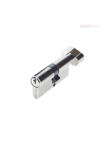 Цилиндровый механизм DOORLOCK V 2200Z N серия Variant, никелированный, 40x40мм, 5 ключей