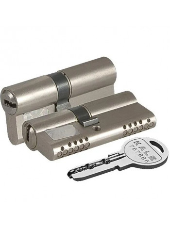 Цилиндровый Kale kilit (Кале килит) механизм 164 OBS SNE/120 (55+10+55) mm никель 5 кл.
