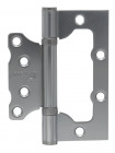 Петля дверная универсальная без врезки ADDEN BAU 100X75X2.5 BUT MATTE SATIN CHROME матовый хром