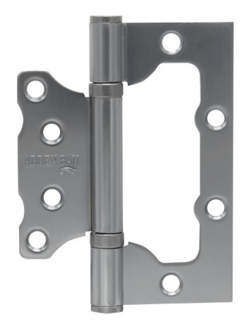 Петля дверная универсальная без врезки ADDEN BAU 100X75X2.5 BUT MATTE SATIN CHROME матовый хром