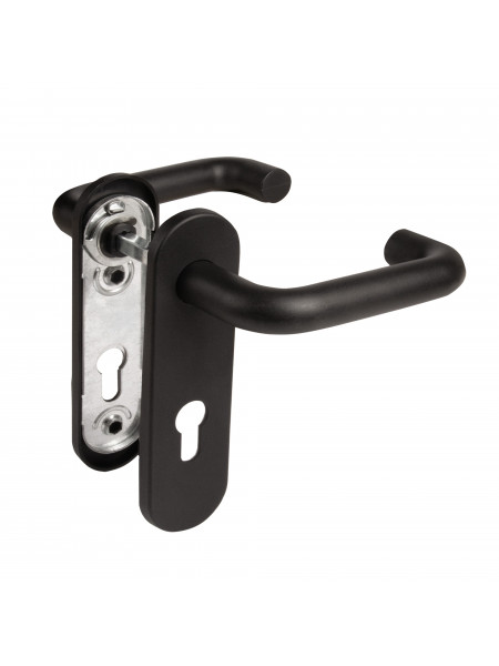 Ручка Fuaro (Фуаро) дверная FP.DH172.0433 NE (B2B) (9x140) с пружиной BL-24 черный
