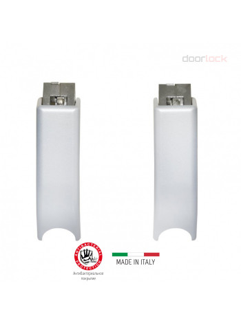 Верхняя и нижняя защелки DOORLOCK PD900FR/L, серебристый