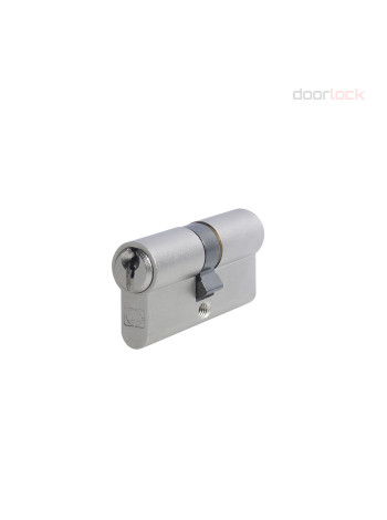 Цилиндровый механизм DOORLOCK Standard 40x40мм, PN матовый никель, 3 ключа