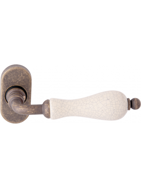Дверная ручка на розетке Melodia Ceramic 179F Бронза античная