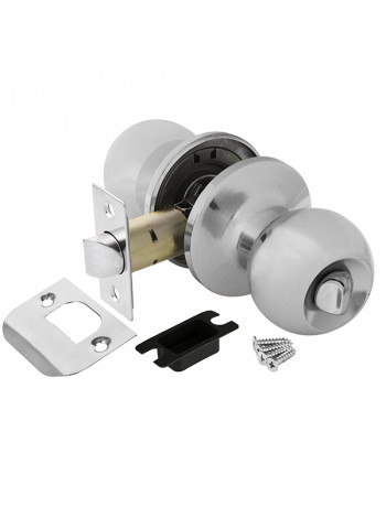 Ручка защелка 6082 CP-B (фик.) хром