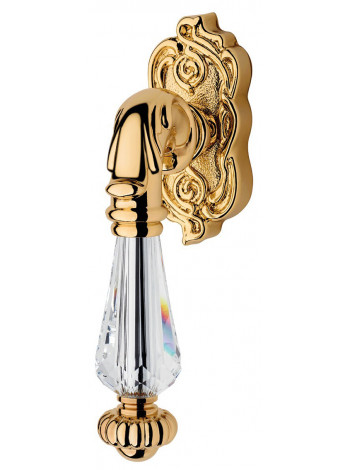 Ручка оконная LINEA CALI NINFA CRYSTAL 1542 DK OZ Золото 24К