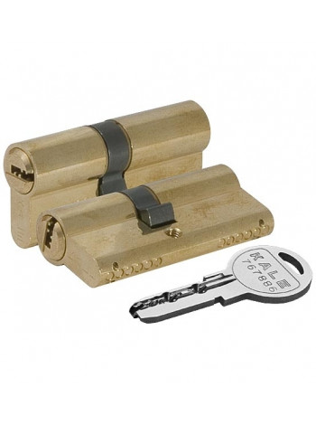 Цилиндровый механизм Kale kilit (Кале килит) 164 OBS SNE/90 (35+10+45) mm латунь 5 кл.