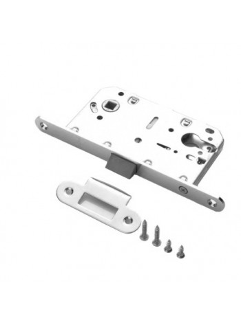 Замок с пластиковым язычком RENZ LB 85 PL, Хром