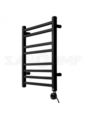 Полотенцесушитель GROIS Polo GR-002 500х600 П8 (2+2+4) RAL9005 черный матовый