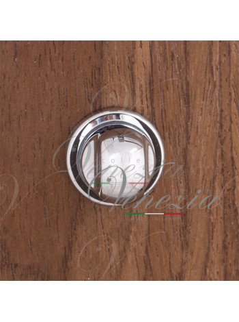 Фиксатор поворотный круглый Venezia Unique WC-30 (серия SLIM) полированный хром