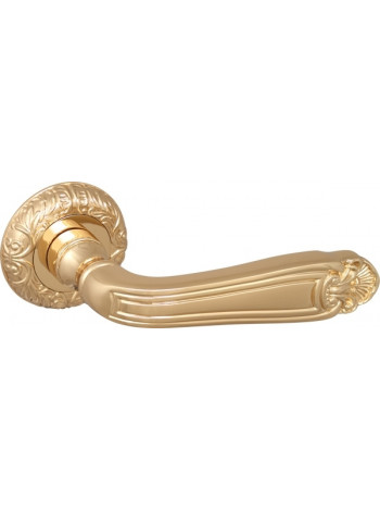 Ручка дверная раздельная Fuaro LOUVRE SM GOLD-24 золото 24К