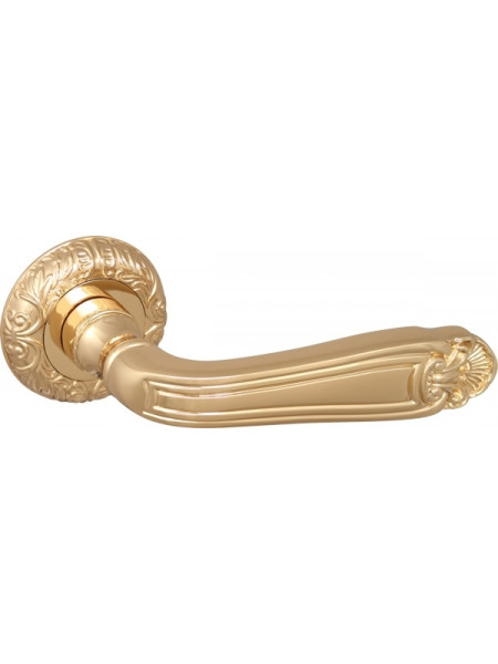 Ручка дверная раздельная Fuaro LOUVRE SM GOLD-24 золото 24К