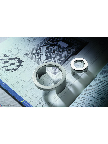 Ручка кнопка модерн COLOMBO DESIGN F517/2-CR полированный хром