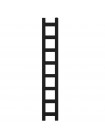 Полотенцесушитель электрический Terma Easy 1280x200 Metallic Black