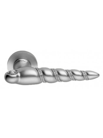 Дверная ручка LINEA CALI "SHELL MESH" 694 RO 23 CS хром матовый