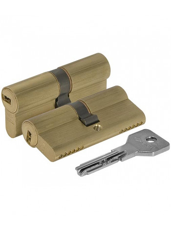 Цилиндровый механизм Cisa Asix Oe300-29.00 (90 Мм/40+10+40), Латунь