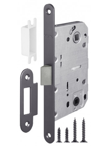 Защелка врезная Fuaro Plastic P96WC-50 GR графит