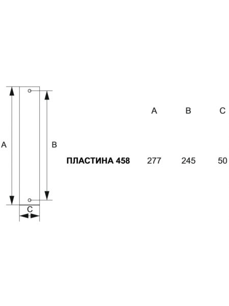 Дверная ручка на планке Melodia Denver 424/458 Cyl Бронза матовая