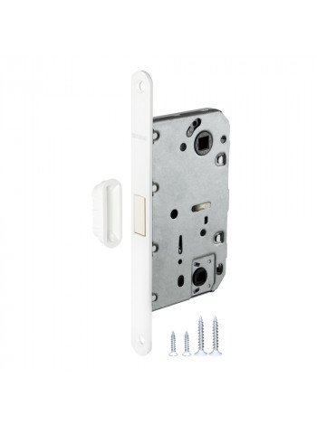 Защелка врезная MAGNET M96WC-50 WH-19 белый (new plate)