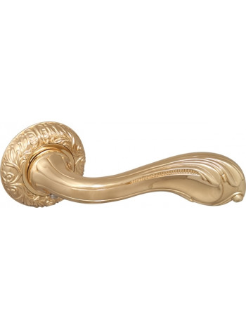 Ручка дверная раздельная Fuaro BAROCCO SM GOLD-24 золото 24К