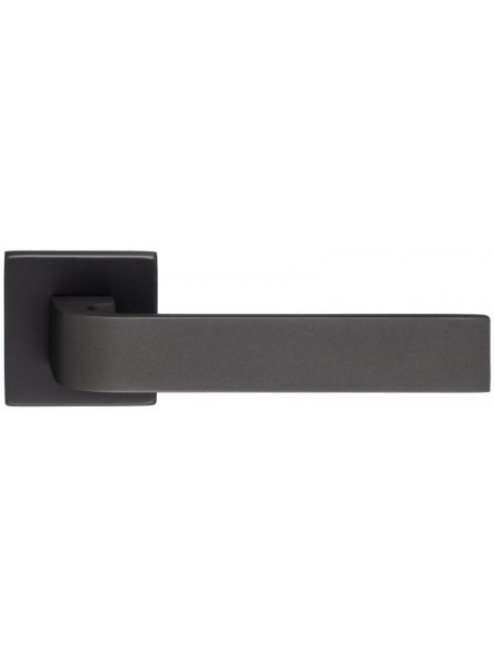 Дверная ручка Extreza Hi-tech SLIM SOUND (Саунд) 106 на квадратной розетке R11 антрацит F27