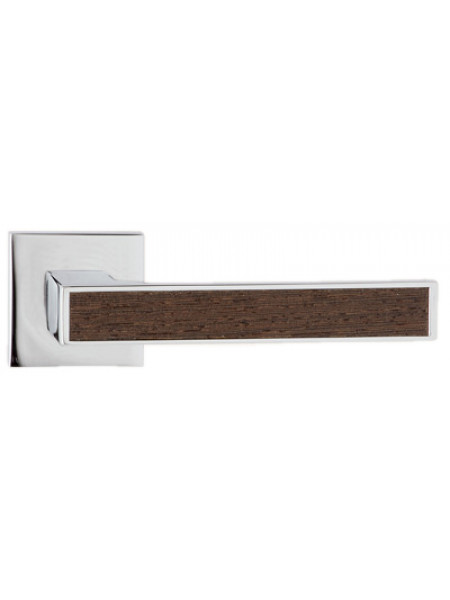 Дверная ручка LINEA CALI "ZEN Wenge" 1158 RO 19 CR хром глянцевый