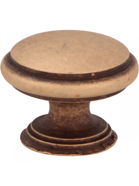 Мебельная ручка Melodia 805 Старинная латунь VG ROUND CAP D32 mm
