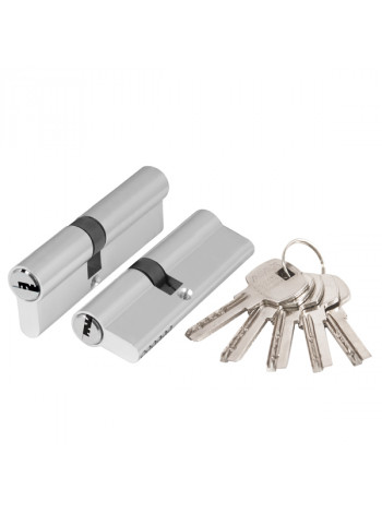 Цилиндровый механизм Ajax (Аякс) AX200/80 mm (30+10+40) CP хром 5 кл.