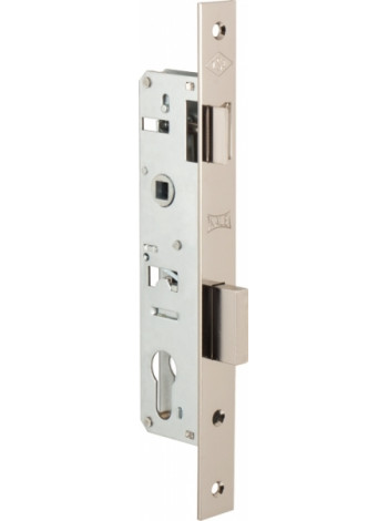 Корпус замка врезного цилиндрового узкопроф. Kale-Kilit 153 (30 Mm) W/B (Никель)