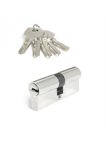 Цилиндровый механизм Adden Bau Cyl 5-60 Key Chrome, Хром; Ключ-Ключ