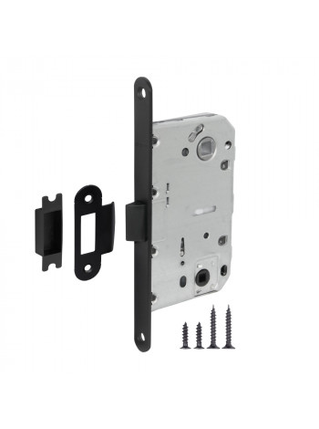 Защелка врезная Fuaro (Фуаро) PLASTIC P96WC-50 BL-24 черный