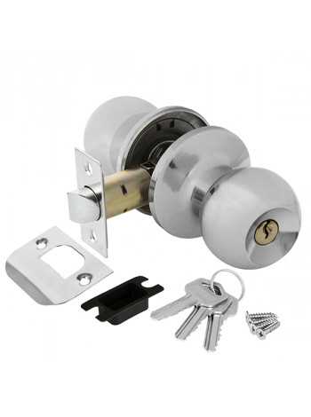 Ручка защелка 6082 CP-E (кл./фик.) хром