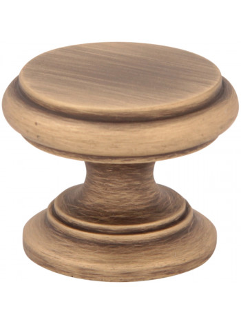 Мебельная ручка Melodia 804 Матовая бронза MAB FLAT CAP D32 mm