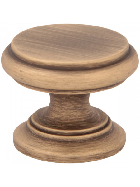 Мебельная ручка Melodia 804 Матовая бронза MAB FLAT CAP D32 mm