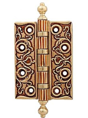 Петля дверная универсальная латунная Linea Cali 1270 CE OF франзуское золото