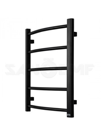 Полотенцесушитель GROIS Todor GR-010 500х600 П5 RAL9005 черный матовый