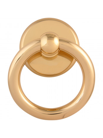 Ручка - гонг Melodia 600 Ring "ANELLO" 110 mm Полированная латунь