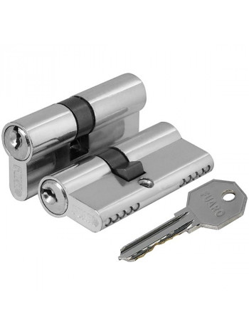 Цилиндровый механизм 100 Za 60 Mm (25+10+25) Cp Хром 5 Кл., Fuaro