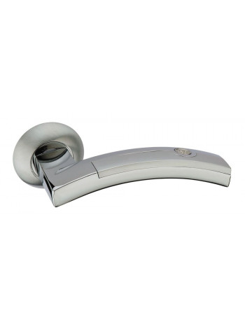 Ручка дверная на круглой розетке Adden Bau ART A154-05 CHROME Хром