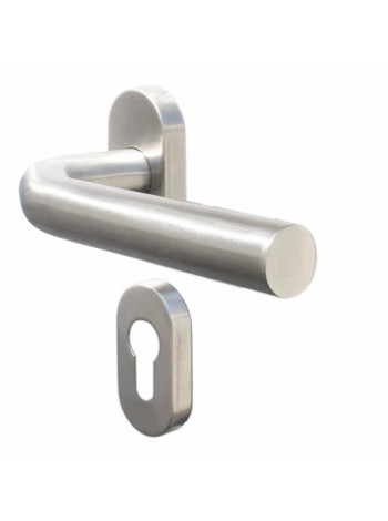 Ручка дверная противопожарная Doorlock DL 040UR/F PZ Rt L-form