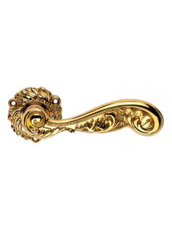 Дверная ручка LINEA CALI "ROCOCO" 1285 RO 78 OZ полированное золото