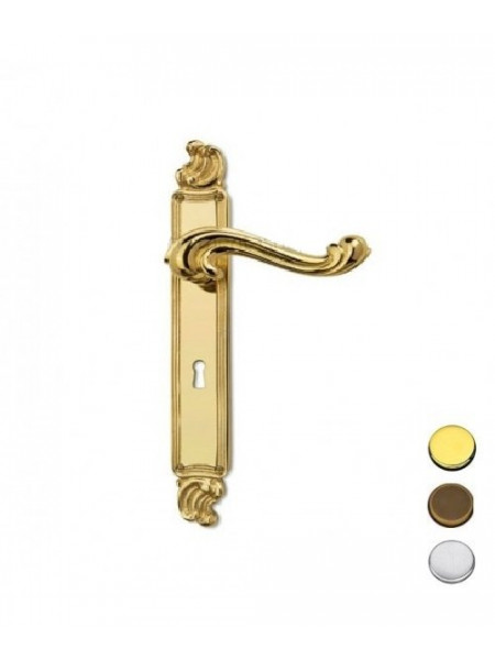 Ручка на планке Colombo Barocco KBA11P70 AG