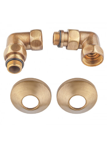Американка угловая для полотенцесушителя Secado г/ш 3/4"x1/2" латунь