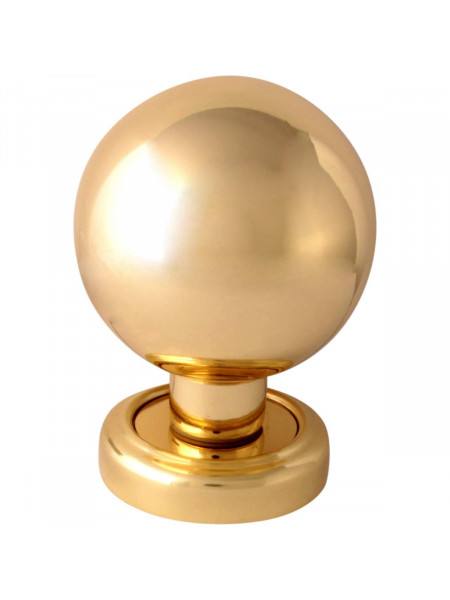 Дверная ручка на розетке Melodia Sfera 261/60mm Латунь полированная