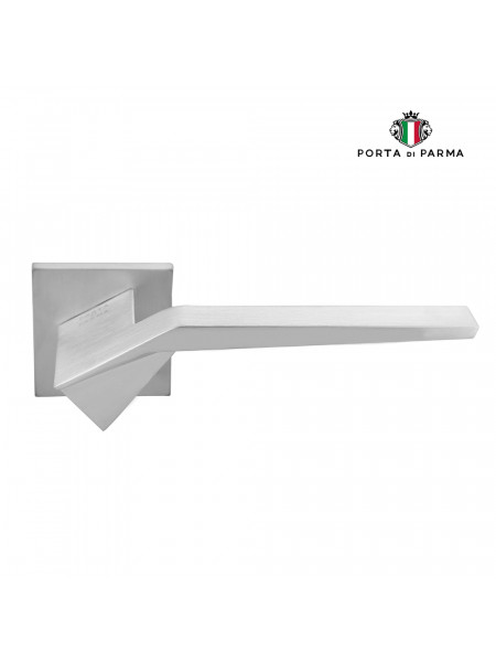 Дверная ручка на розетке PORTA DI PARMA Origami  Матовый хром 205.02
