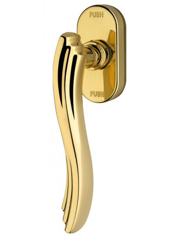 Ручка оконная LINEA CALI  MARINA 755  DK OZ Золото 24К