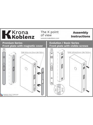 KM.003.CM.A.4.COV.NO Замок межкомнатный магнитный KOBLENZ SPINOFF WC96 с доводчиком NO черный