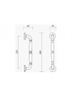 Ручка скоба Pasini 0035 MOD 800 OGV бронза