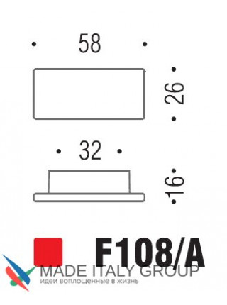 Ручка скоба модерн COLOMBO DESIGN F108A-CM матовый хром 32 мм